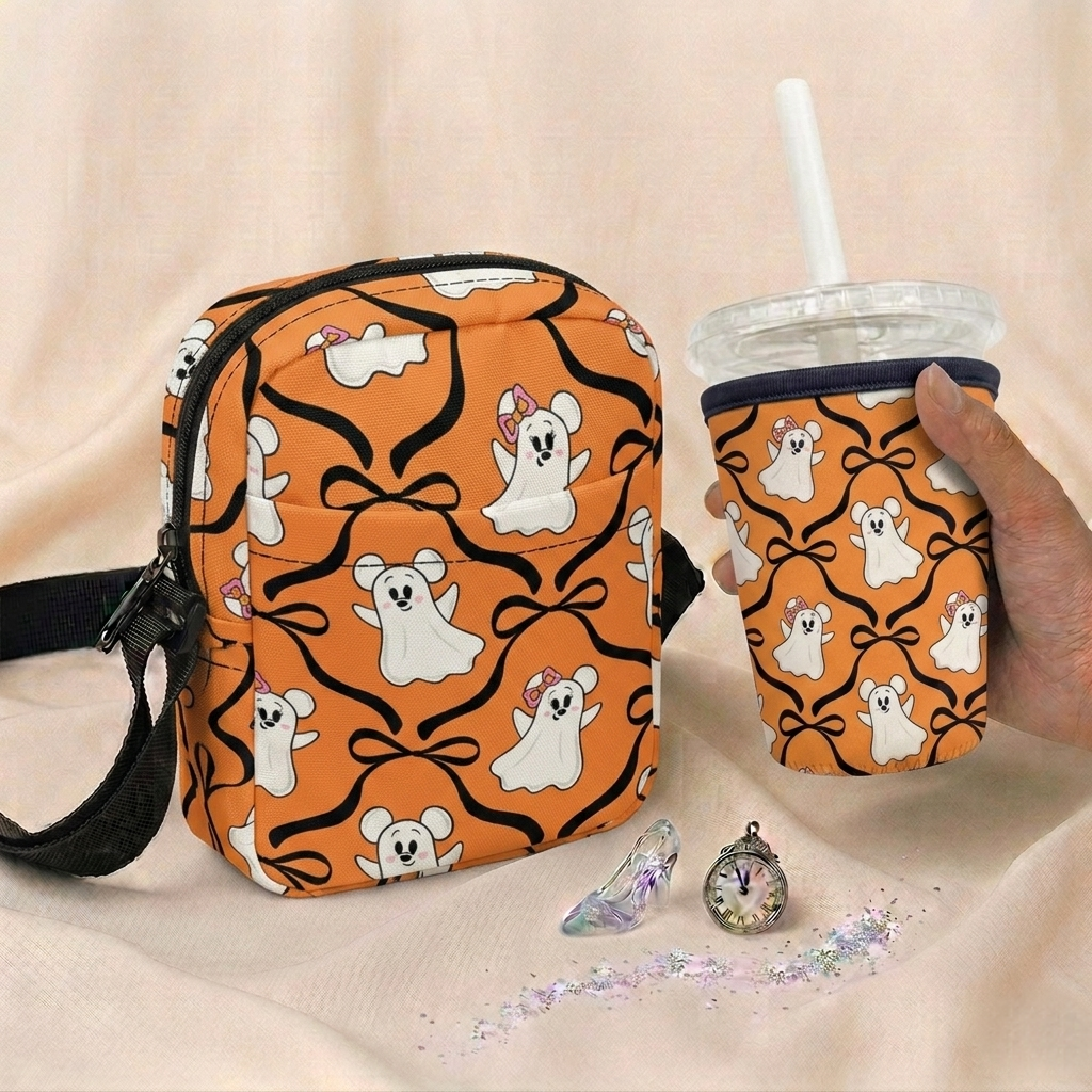 PRE ORDER | ‘Boos & Bows’ Utility Bag & Cup Sleeve Bundle