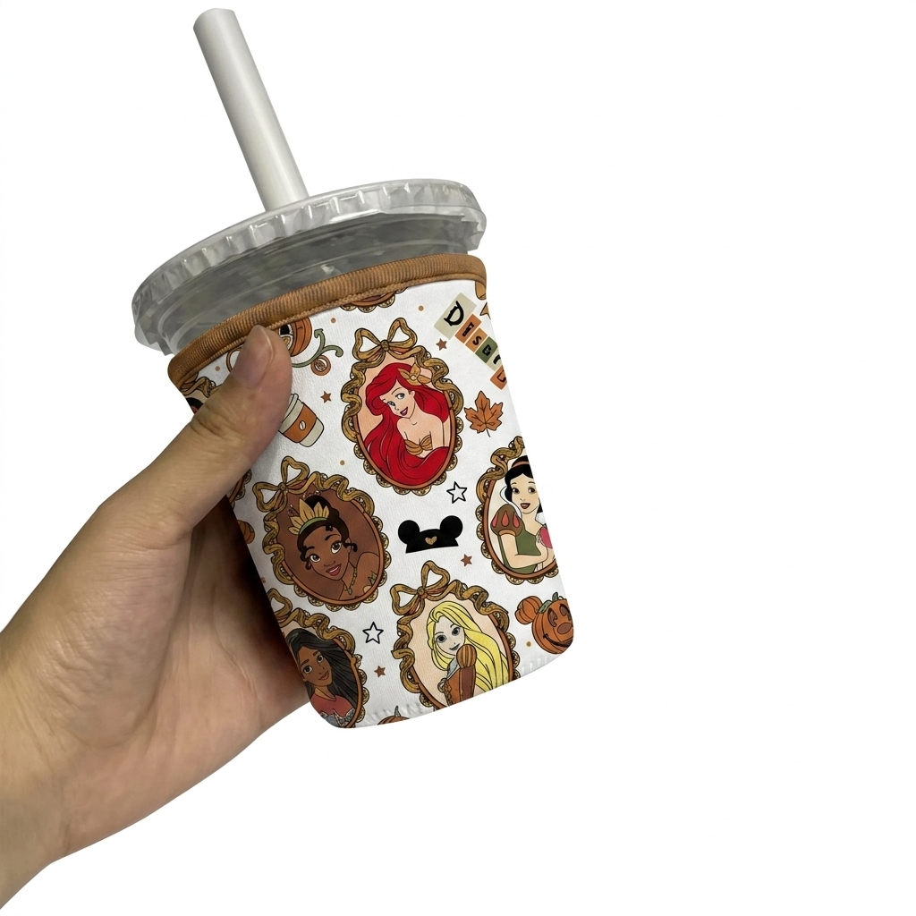 PRE ORDER | ‘Pumpkin Spice Princesses’ Cup Sleeve