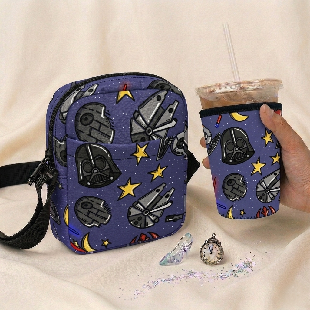 PRE ORDER | ‘His- Galactic Soulmates’ Utility Bag & Cup Sleeve Bundle