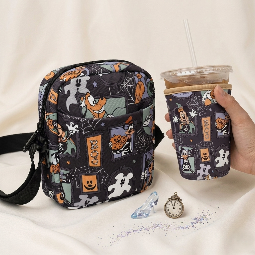 PRE ORDER | ‘Spooky Mainstreet’ Utility Bag & Cup Sleeve Bundle
