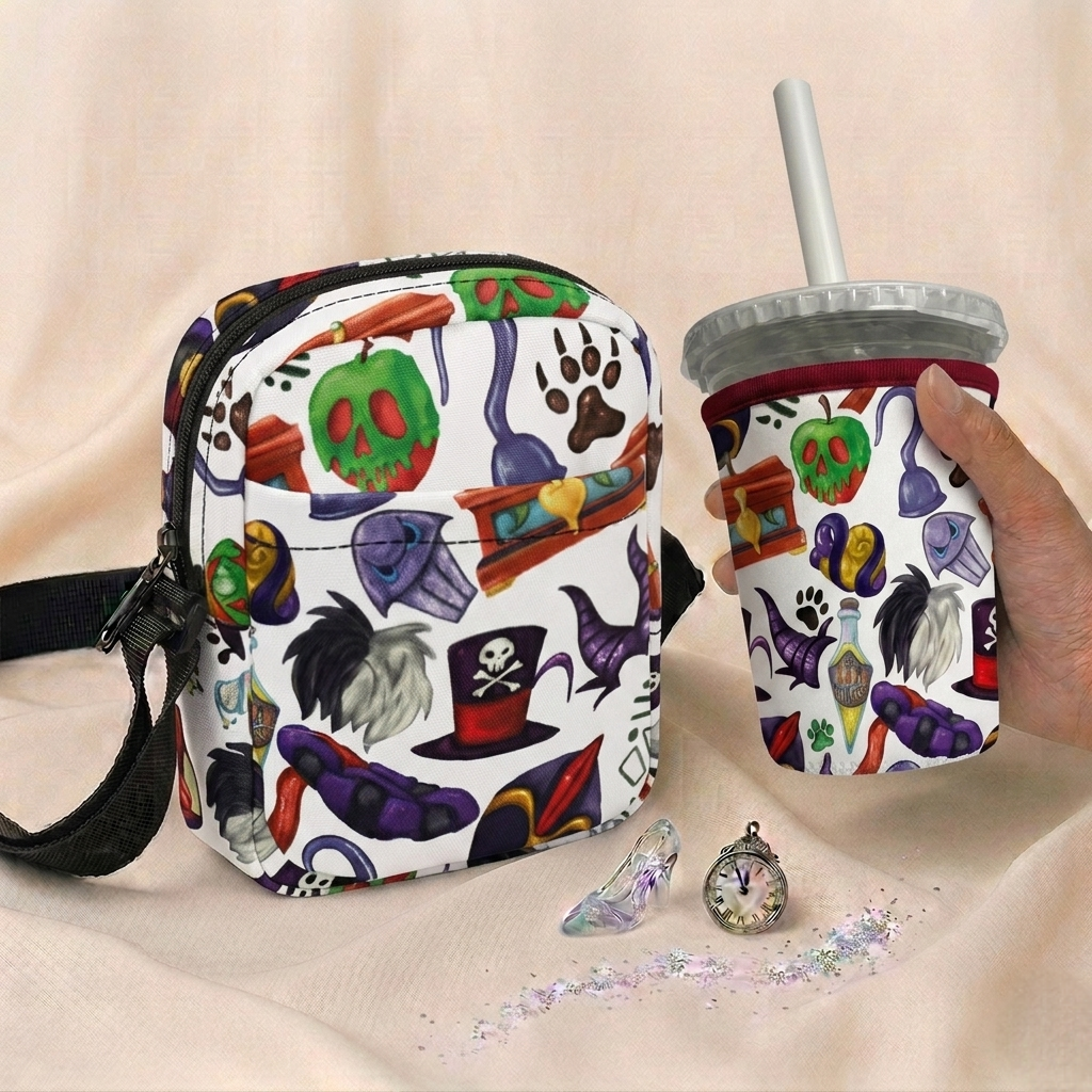 PRE ORDER | ‘Villains Vanity’ Utility Bag & Cup Sleeve Bundle