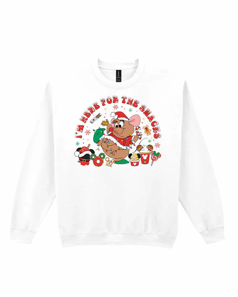 ‘Here for the Snacks’ Sweatshirt