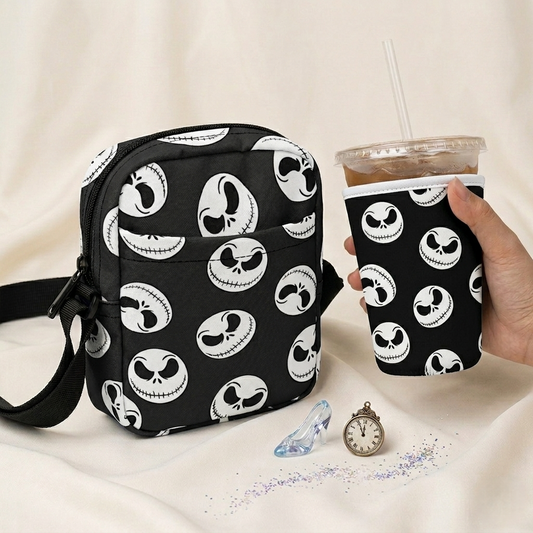 PRE ORDER | ‘His - The Pumpkin King’ Utility Bag & Cup Sleeve Bundle